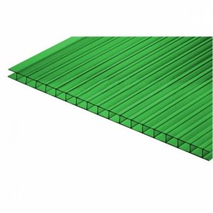 Зеленый сотовый поликарбонат 10мм 2,05х6м